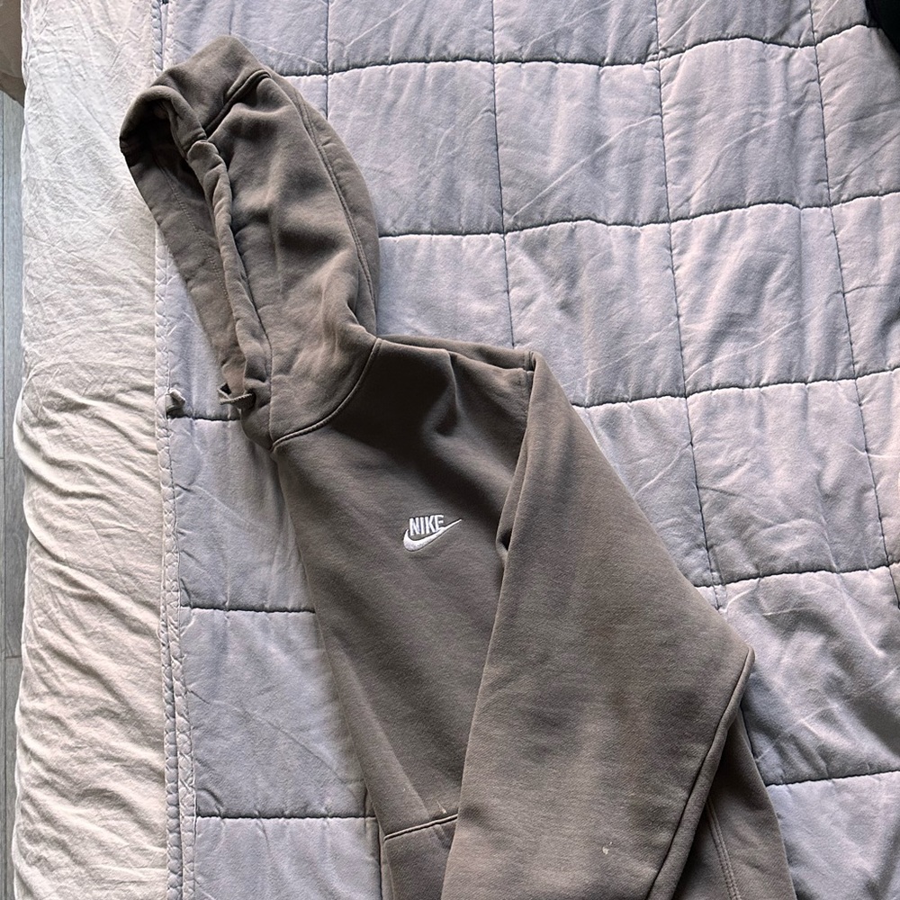 brown nike sweat set